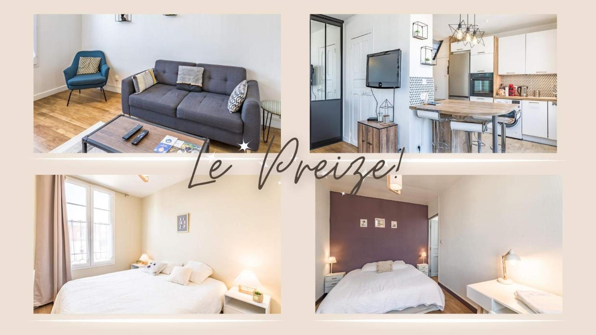 Appartement Le Preize - Centre ville - Garage privé Troyes Exterior foto